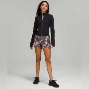 Lululemon Hotty Hot High-Rise Lined Short 4" Camo Misty Mauve Multi Size 6